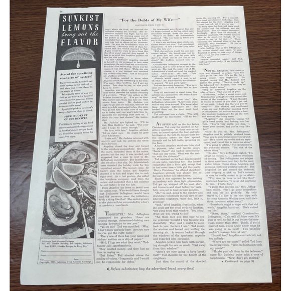 Cream of Wheat Cereal Vintage Print Ad 1938 Goin' Gold Prospectin' Gold Boy Dog - Picture 3 of 5